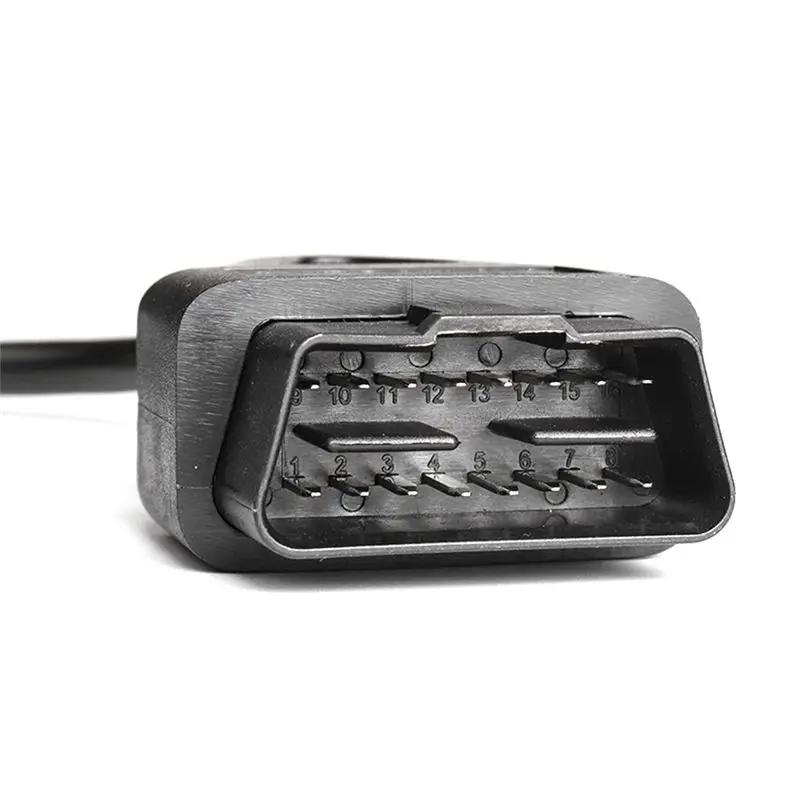 AEE5-16 Pin Car Diagnostic Interface Tool Adapter OBD 2 OBD2 16Pin Male Connector To Extension Opening Cable To Female