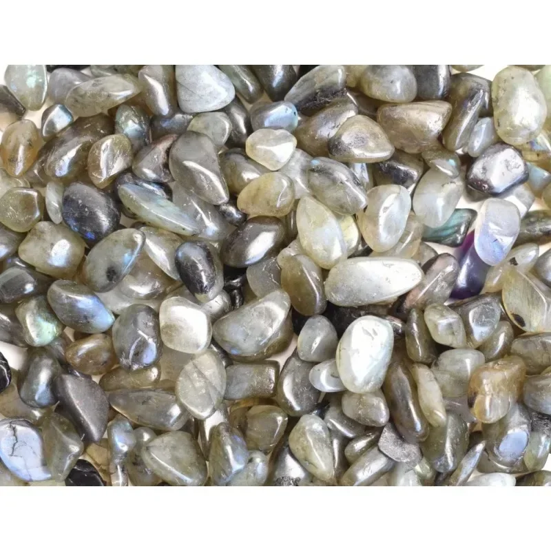 100g Small Size Bulk Natural Semi-precious Stone Labradorite Crushed Stone Reiki Healing Mineral Crystals Chip