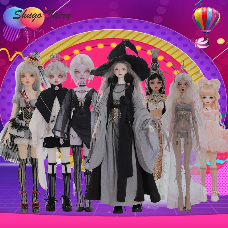 Dostępna od ręki lalka BJD Shugafairy 1/4 Fullset Minifee Choe Phyllis Mioa Almond, lalki z ruchomymi stawami, idealne na wyjątkowy prezent na Halloween.