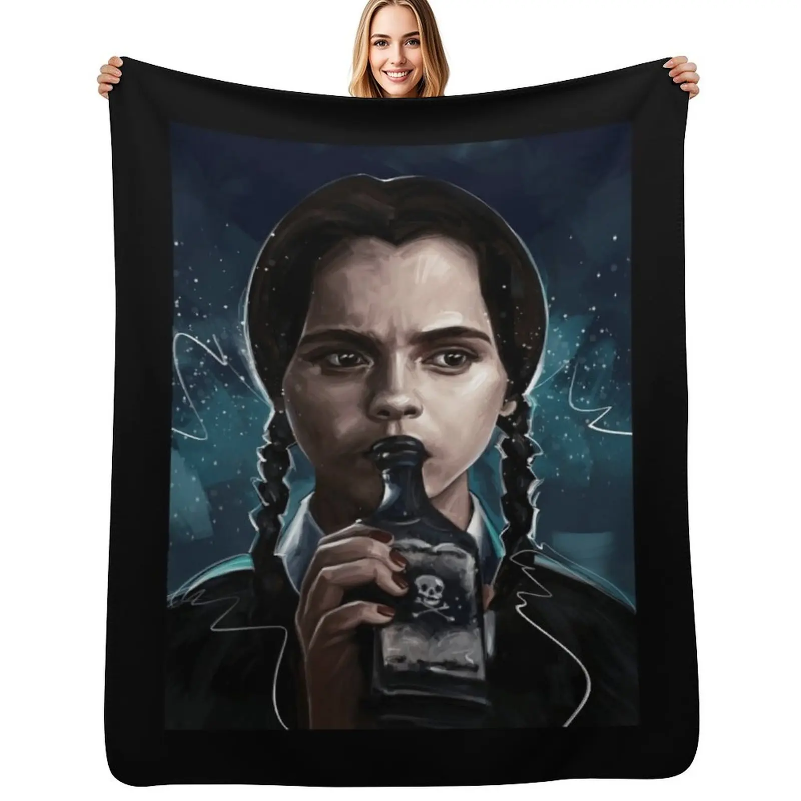 

Day Gifts Adams Family Cute Graphic Gift Throw Blanket Decorative Sofa Sofas warm for winter Decorative Throw Blankets