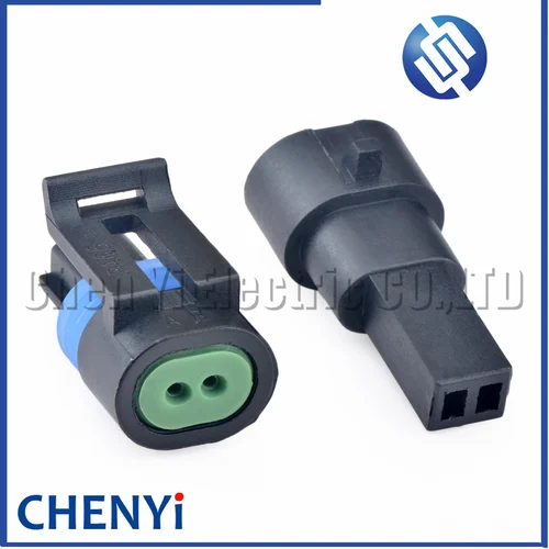 Imagen 2 del producto Conector impermeable automático de 2 pines enchufe del sensor de temperatura del refrigerante del motor 12162195 12162193 15326388   Para GM Buick Chevrolet CUMMINS