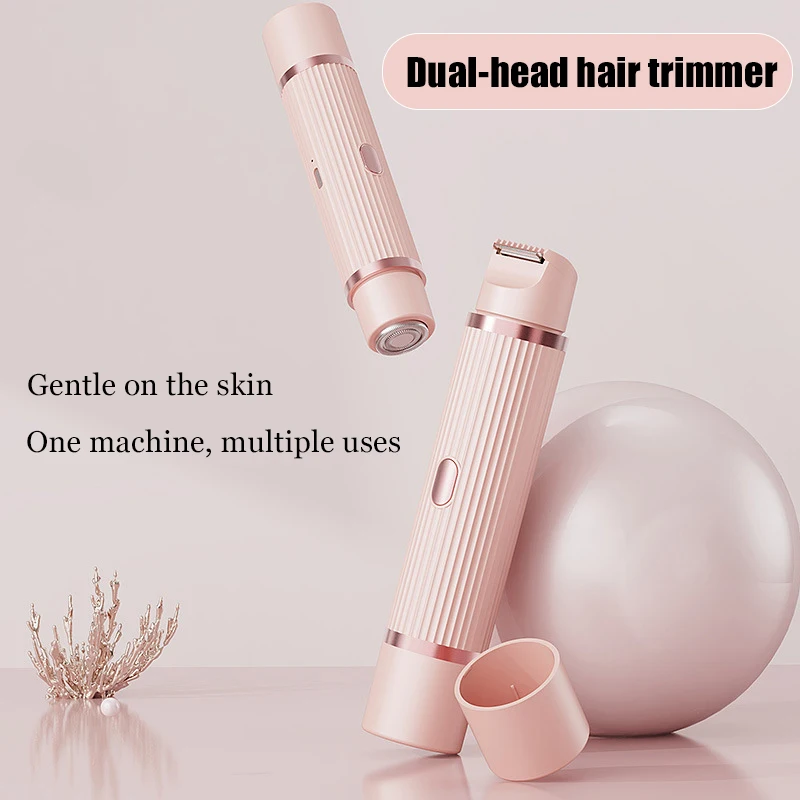 Female Electric Shaver, Suitable for Both Dry and Wet Hair Removal Throughout the Body, Rechargeable Portable Bikini Trimmer