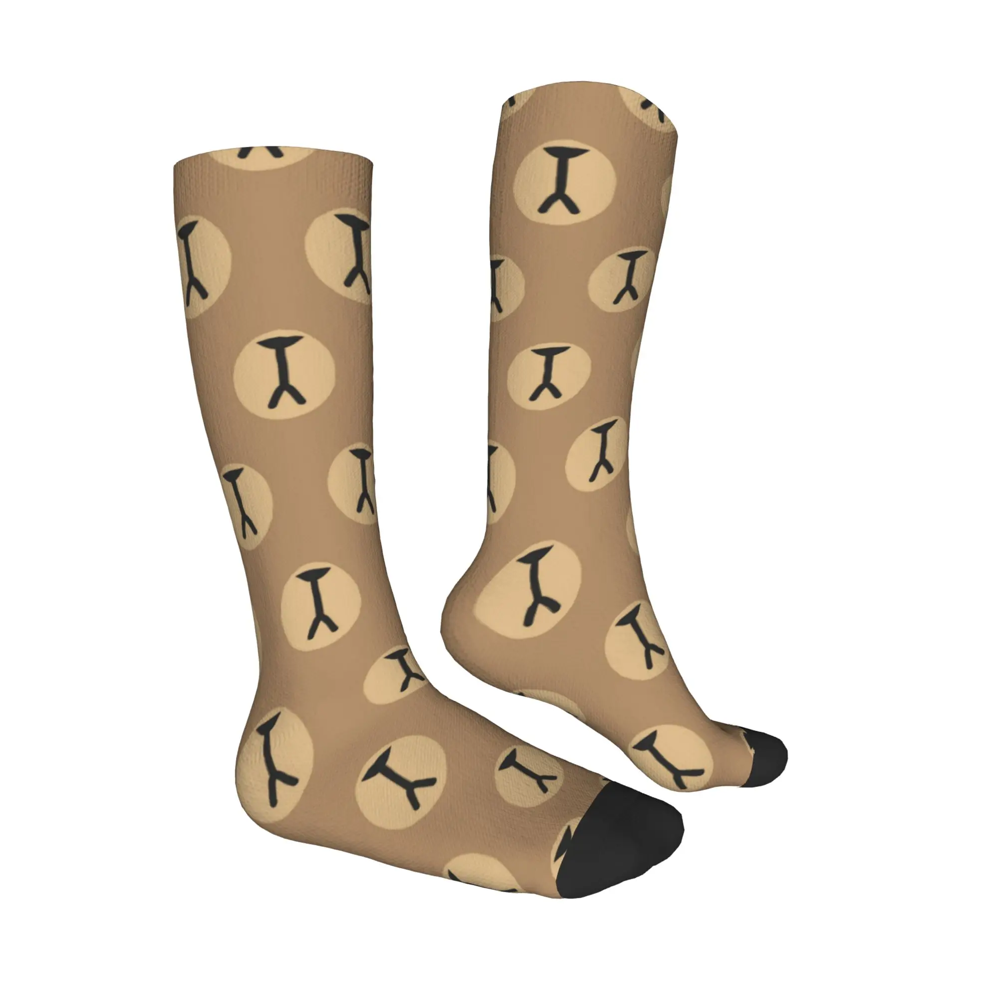 Skarpety załogowe na każdą porę roku Mocha Bear i Milk B Socks Harajuku Casual Hip Hop Długie Skarpety Akcesoria dla Kobiet i Mężczyzn na Boże Narodzenie