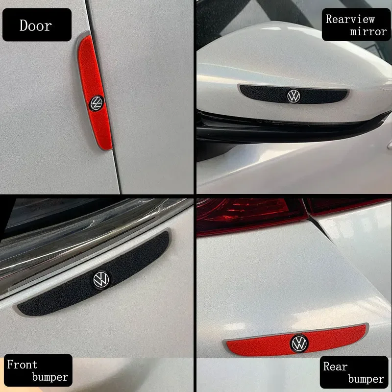 Cup Holders Car Door Edge Guard Strip Trim Strip Scratch Protector For Volkswagen VW Jetta Polo T4 T5 T6 Sharan Touareg Gol T-Cr - view 5