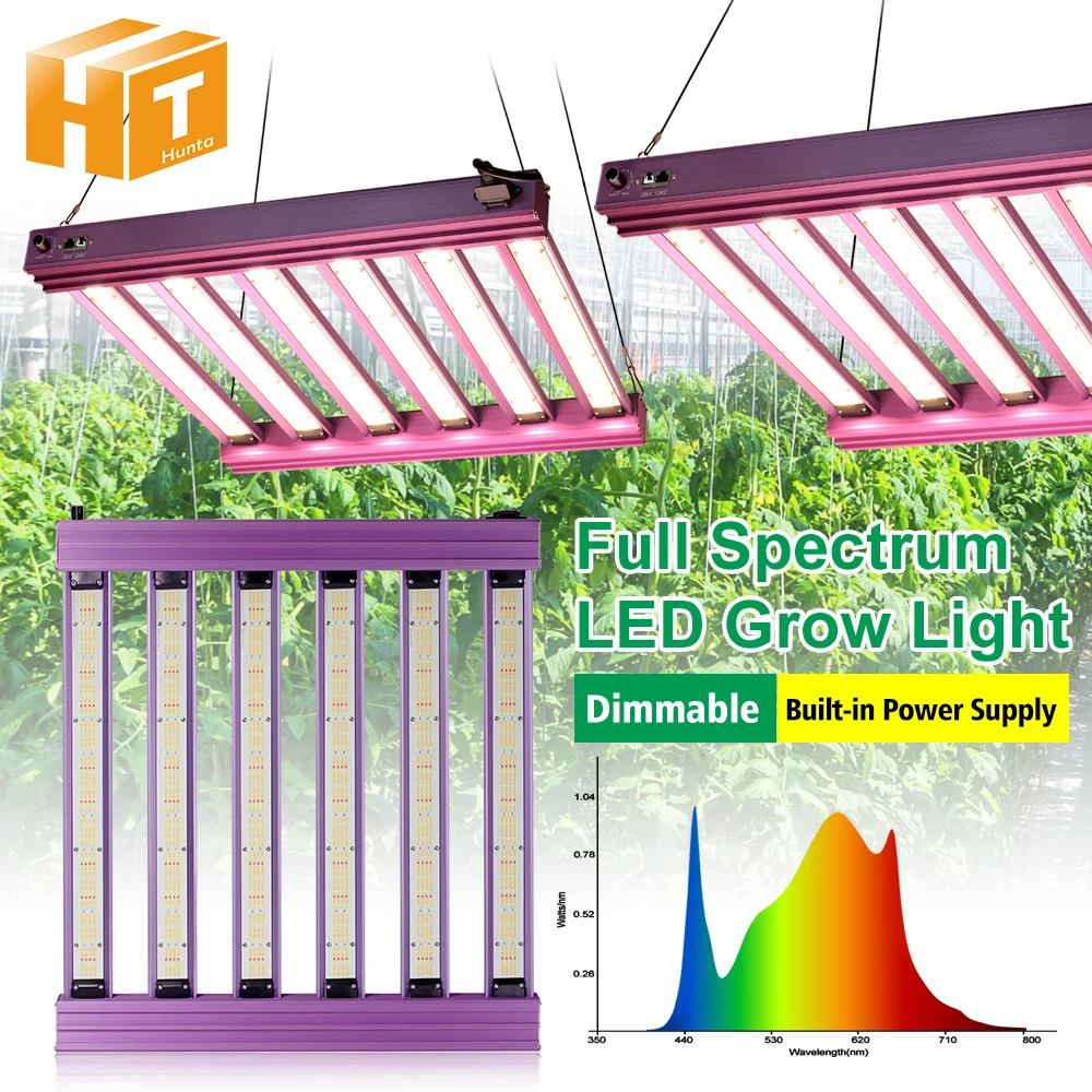 200W 300W Full Spectrum LED Grow Light AC100-277V LM281B For Hydroponics Greenhouse Flowers Seeds Growth Lamp