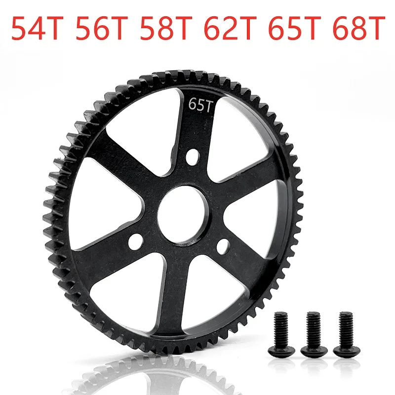 Harden Steel 54T 56T 58T 62T 65T 68T Main Spur Gear 0.8M 32P 3960 for Traxxas 1/10 Summit E-REVO E-Maxx RC Car Upgrade Parts