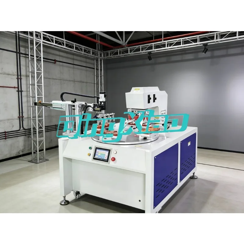 4 Station Rotary One Color Pad Printer New Condition  For Precise Logo Printing on Gifts Electronics Plastic Shells Auto  Stable