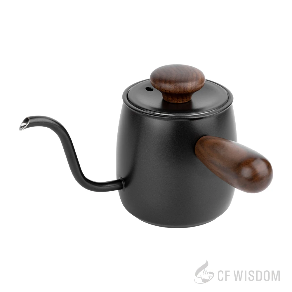 CF WISDOM Coffee Pot Tea Maker Tea Maker Tea Maker Mini Small Tea Maker Make Coffee Stainless Steel Black