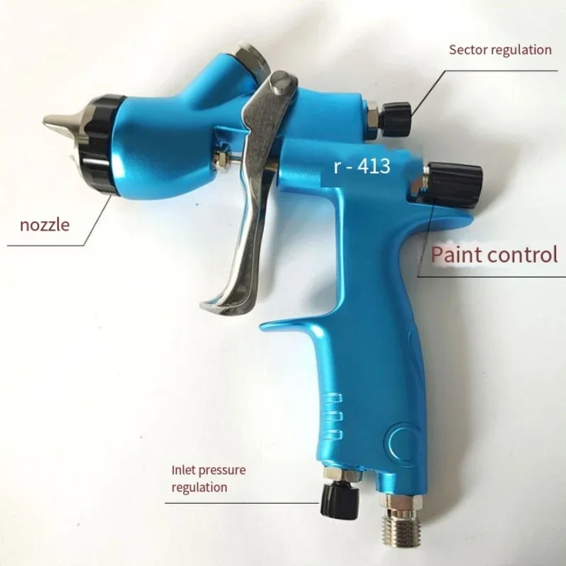 R-43 Manual Spray Gun Low Pressure Environmental Protection Car Paint Spray Gun High Atomization Pot