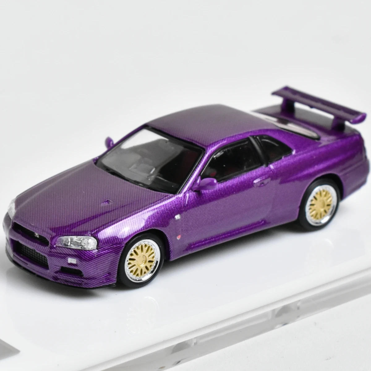 SH 1:64 BNR R34 هدايا للمراهقين V-SPEC-II Diecast نموذج سيارة