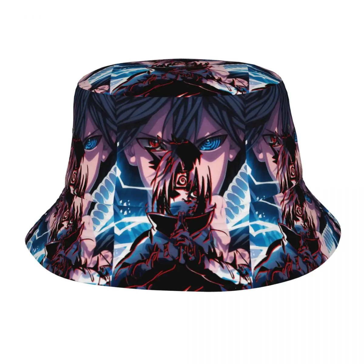 

Custom N-Narutoes S-Sasukes Cartoon Comic Bucket Hat Women Men Beach Sun Summer Fisherman Cap