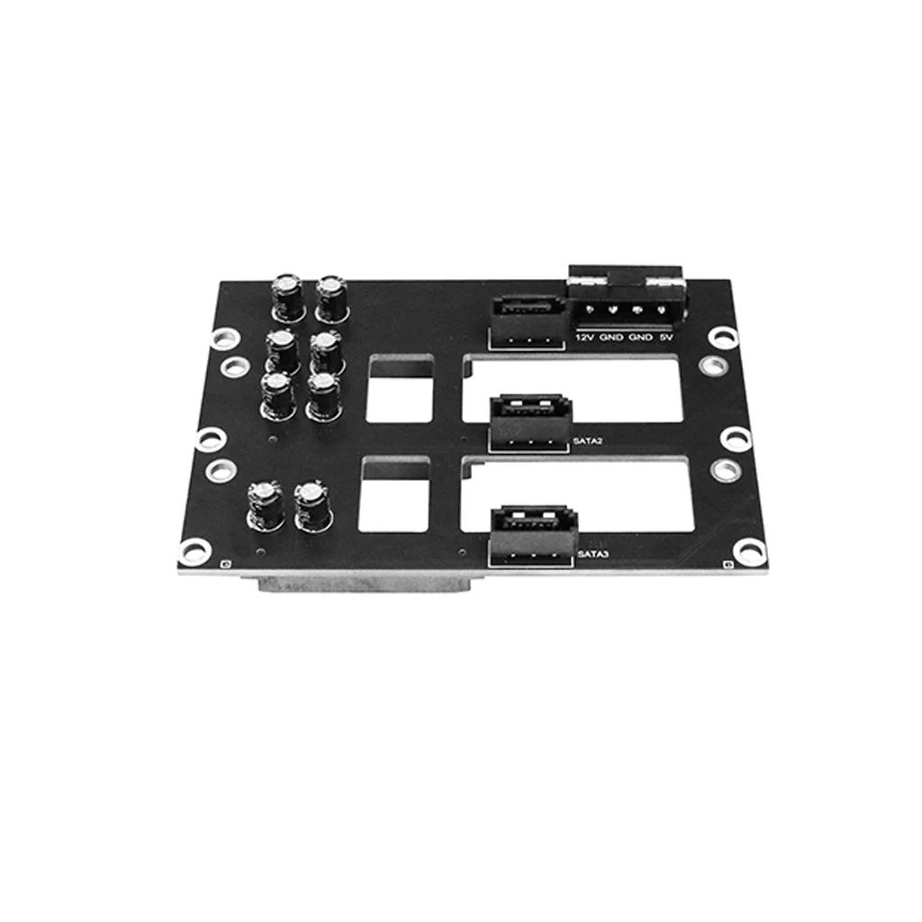 Dual/Triple/4/5-Bay SATA Festplatten-Backplane NAS-Gehäuse Adapterplatte SATA 6G Großes 4D-Netzteil Speicher-Server-Backplane – Detail 11