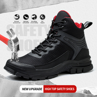 Men's steel head safety shoes smash-proof lightweight soles Outdoor construction workshop industrial men's work boots