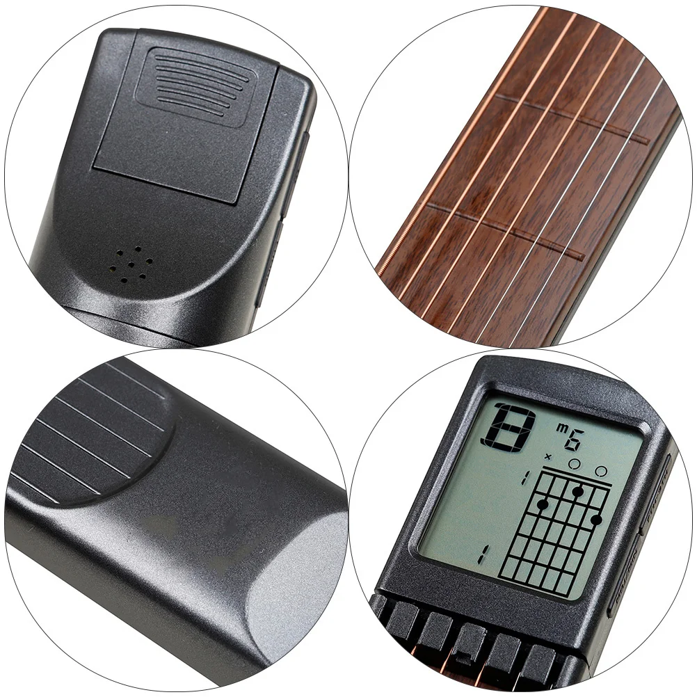 

Mini 6 Fret Portable Guitar Trainer Pocket Acoustic Practice Tool Finger Exercise for Beginners Pocket Small Guitar