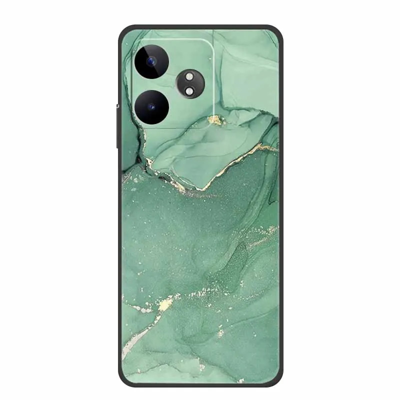 For Realme GT Neo6 SE Case Marble TPU Soft Silicone Cover Phone Cases For OPPO Realme GT Neo 6 SE 5G Protector Mica Painted Capa