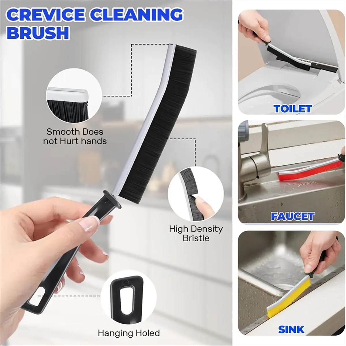 10pcs Crevice Cleaning Brush Set,Stiff Bristle Crevice Cleaning Brush, Wire Brush and Straw Brush,Crevice Cleaning Tools