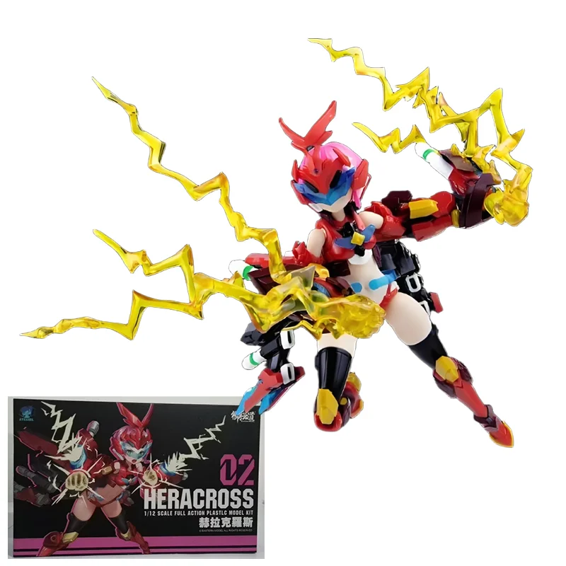 

E-Model Mechagirl HERACROSS A.T.K.GIRL Series Anime Action Figure Assembly Toys Collectible Model Ornaments Gifts for Children