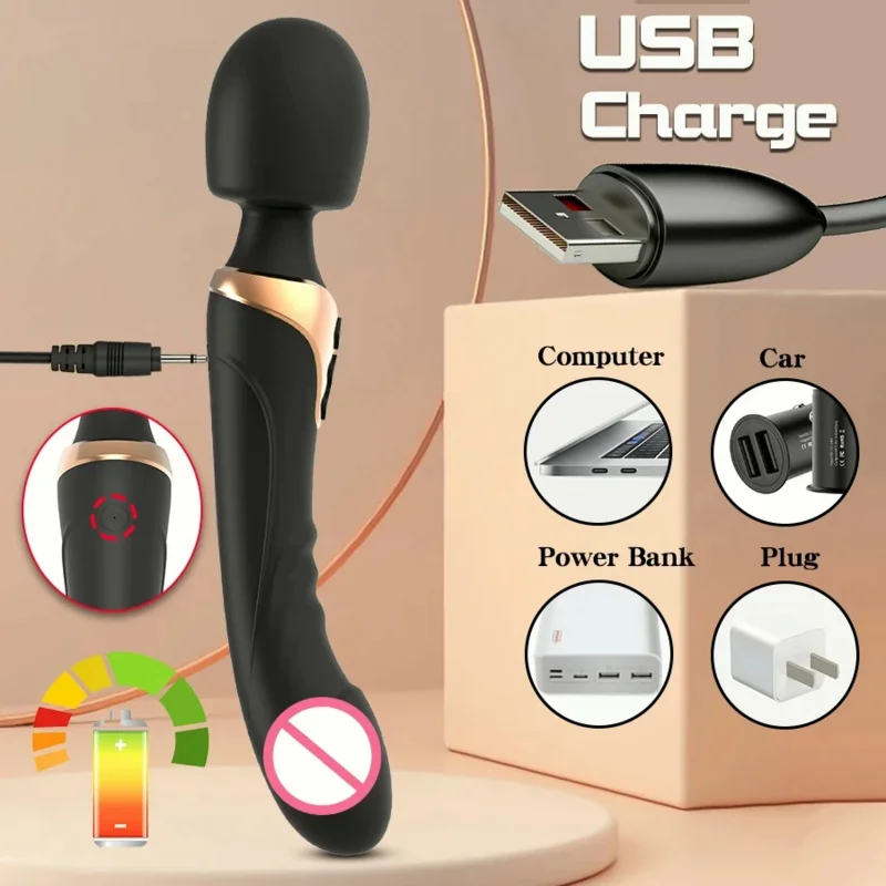 ألعاب جنسية للمرأة قضبان اصطناعية قوية عصا النساء 10 طرق محفز G بقعة جهاز تدليك للمهبل الكبار