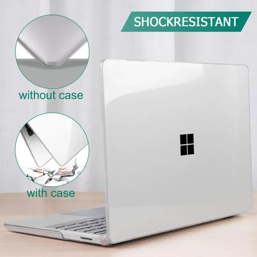 For Microsoft Surface laptop 7 3 4 5 Go 2 12 13.5 15 Hard Shell Case Cover Skin Tablet Bag MV