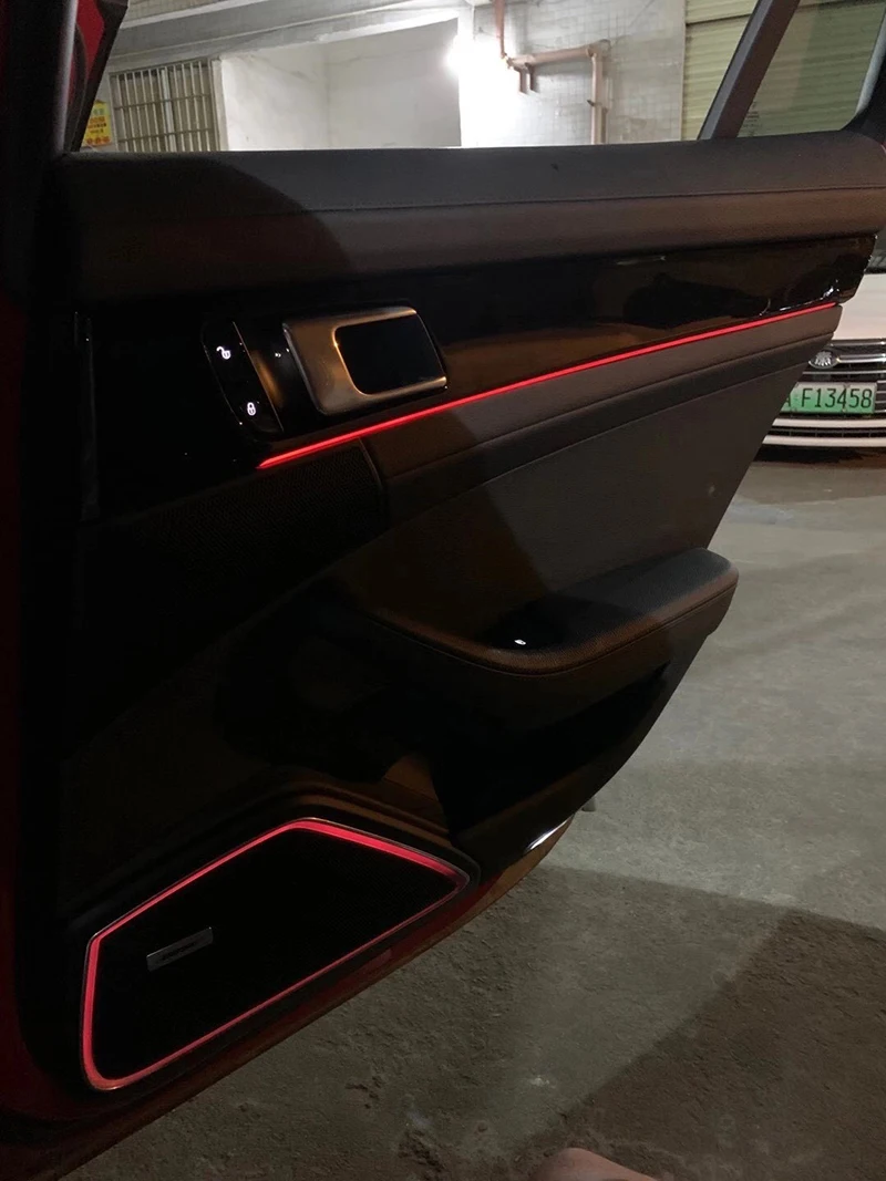 For Porsche Panamera 971Colors Interior Atmosphere Light Ambient Light Door Contour Lights 2017-2021
