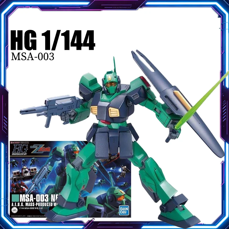 

Bandai HGUC 1/144 MSA-003 Nemo Plastic Assembly Model Kit Anime Action Figure Collectible Toy Desktop Ornament Gift for Fans