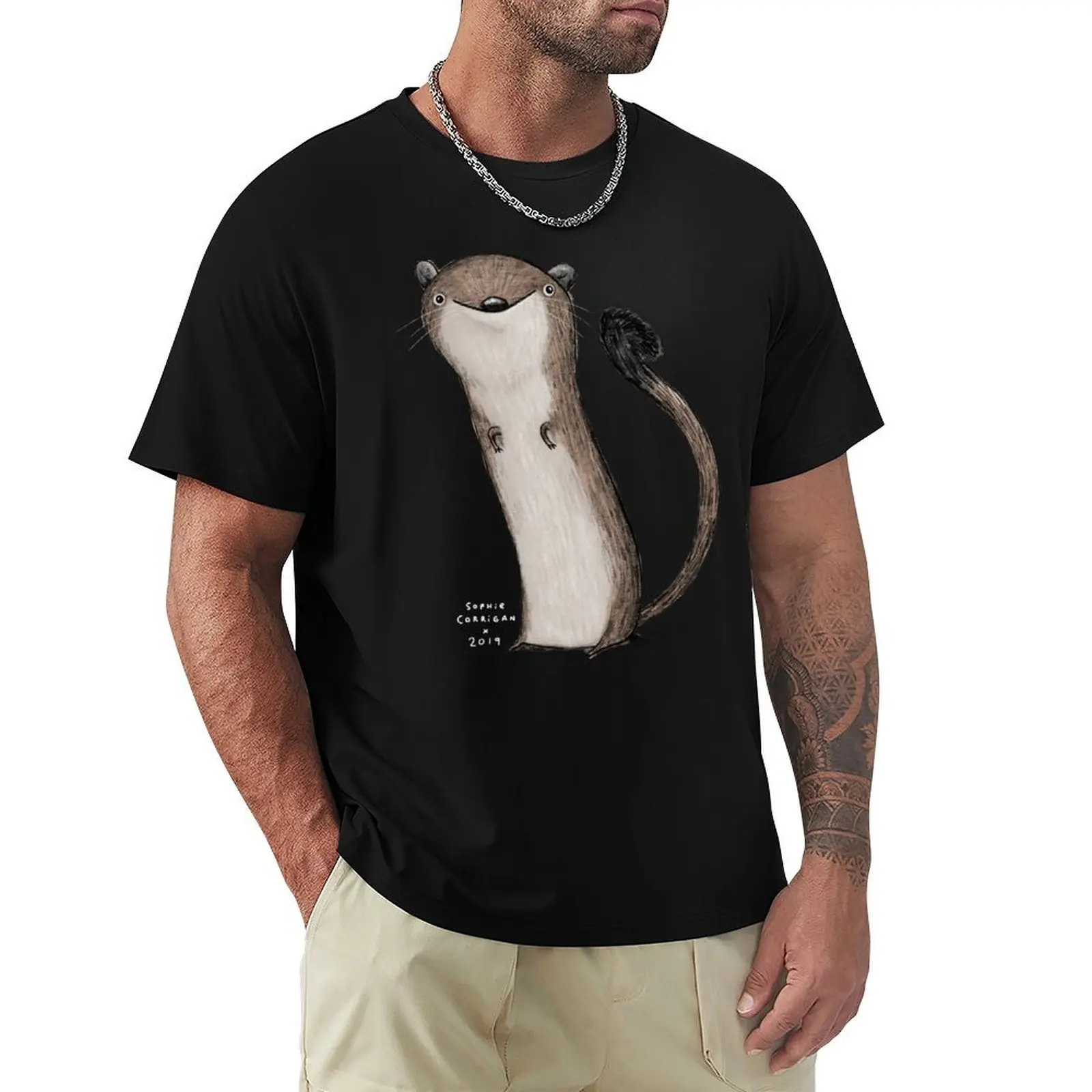 

Weird Weasel T-Shirt anime tshirt plus sizes boys whites Anime t-shirt shirts graphic tee men