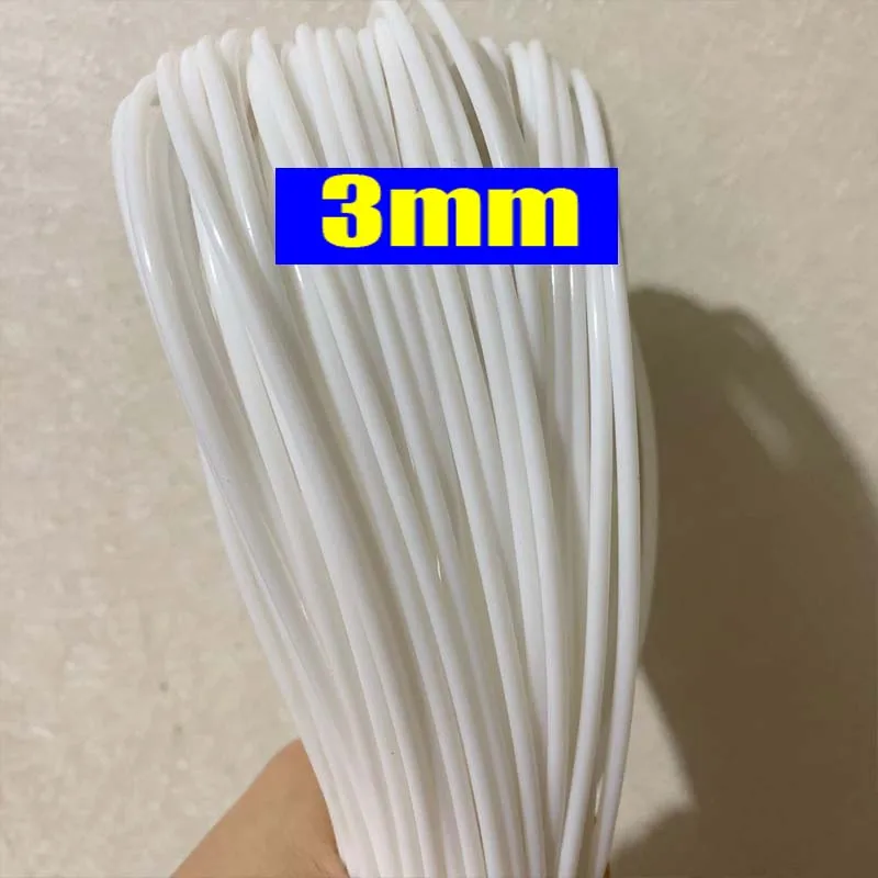 500g 3mm Round Plastic Rattan Material Synthetic PE Cane Rope Handmade DIY Basket Crafts Furniture Chair Table Repair