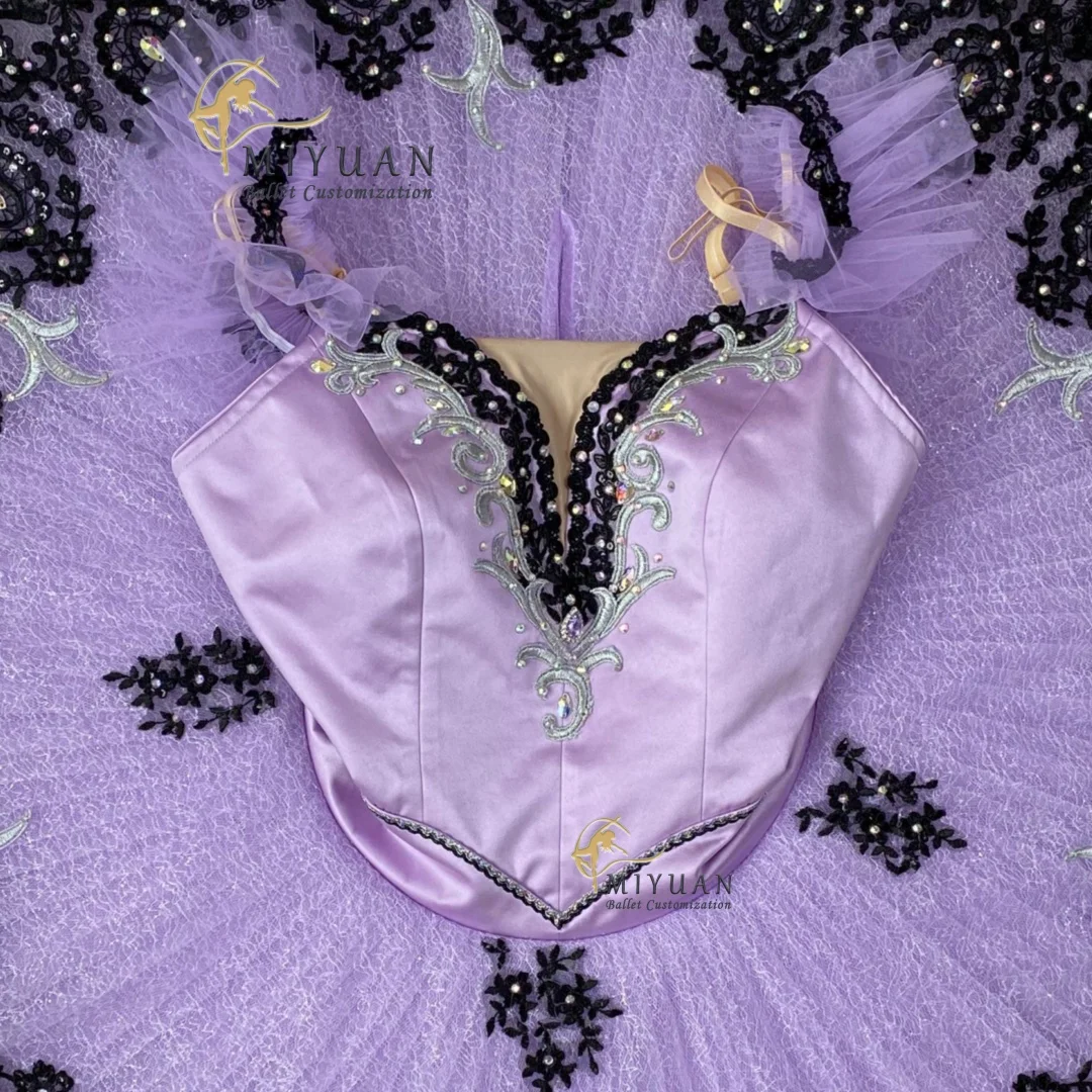 High-end custom ballet Purple Fairy Lilac Sleeping Beauty variations Ballet TUTU dress