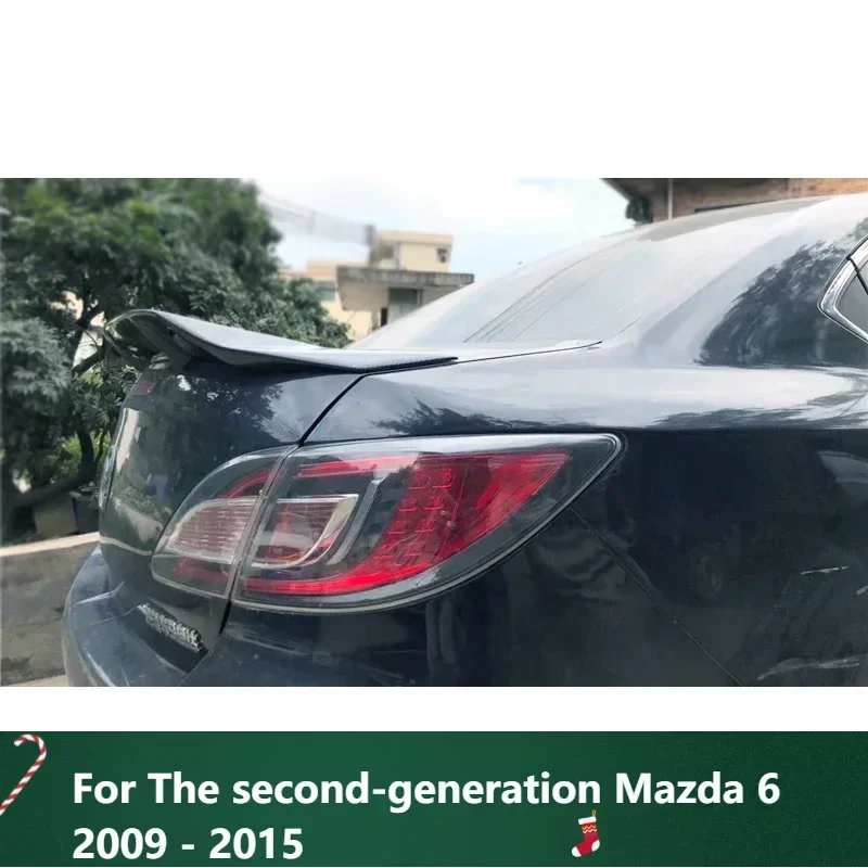 

Новинка! Спойлер для багажника автомобиля для второго поколения Mazda 6 2009 - 2015 FRP из углеродного волокна авто заднее крыло багажника аксессуары Spo
