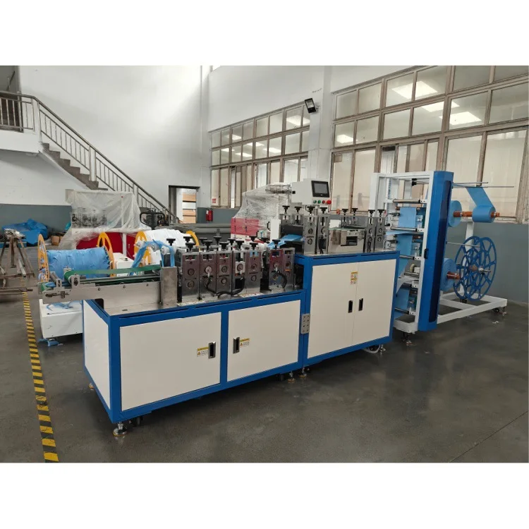 Automatic Hotel Trip And Hospital Disposable Non-Woven Indoor Slipper Footwear With Customized Logo Printing Making Machine