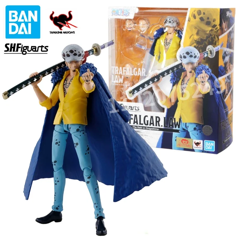 

In Stock 100% Original Bandai S.H.Figuarts SHF One Piece Trafalgar D. Water Law Anime Action Figure Toy Gift Collection Hobby