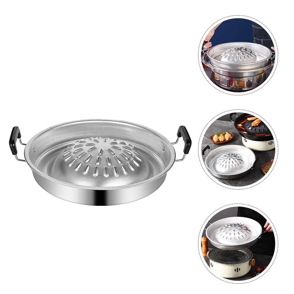 

Сковорода для гриля, многоцелевой поднос для барбекю, приготовление пищи на открытом воздухе, мясо, овощи, рыба, многоразовый портативный бытовой корейский барбекю