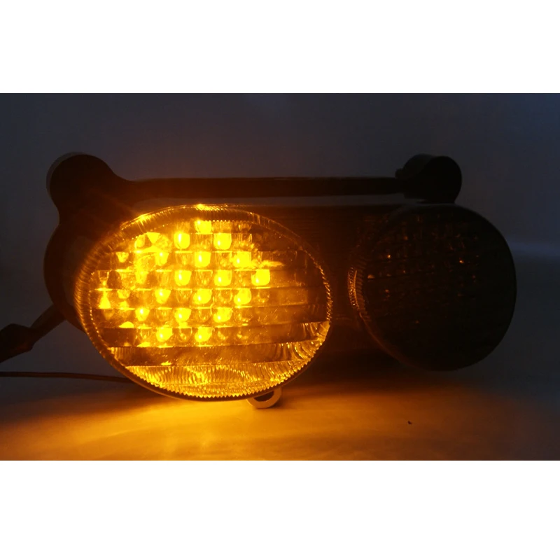 Luz led de freio e seta traseira para kawasaki ninja zx6r argolas g1 g2 j1 j2 1998 1999 2000 2001 2002