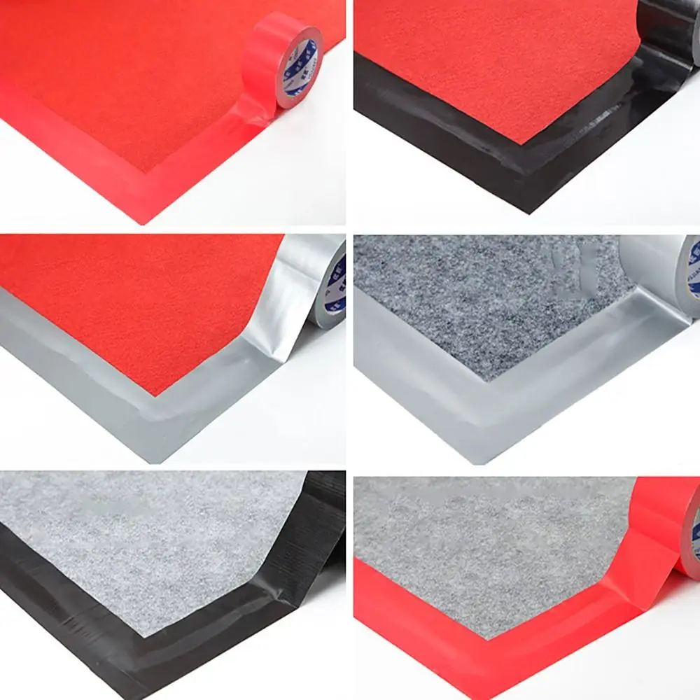 

DIY Floor Carpet Cloth Duct Tape Waterproof Photo Frame Fixing Blanket Adhesive Tape Super Sticky Wedding Decor
