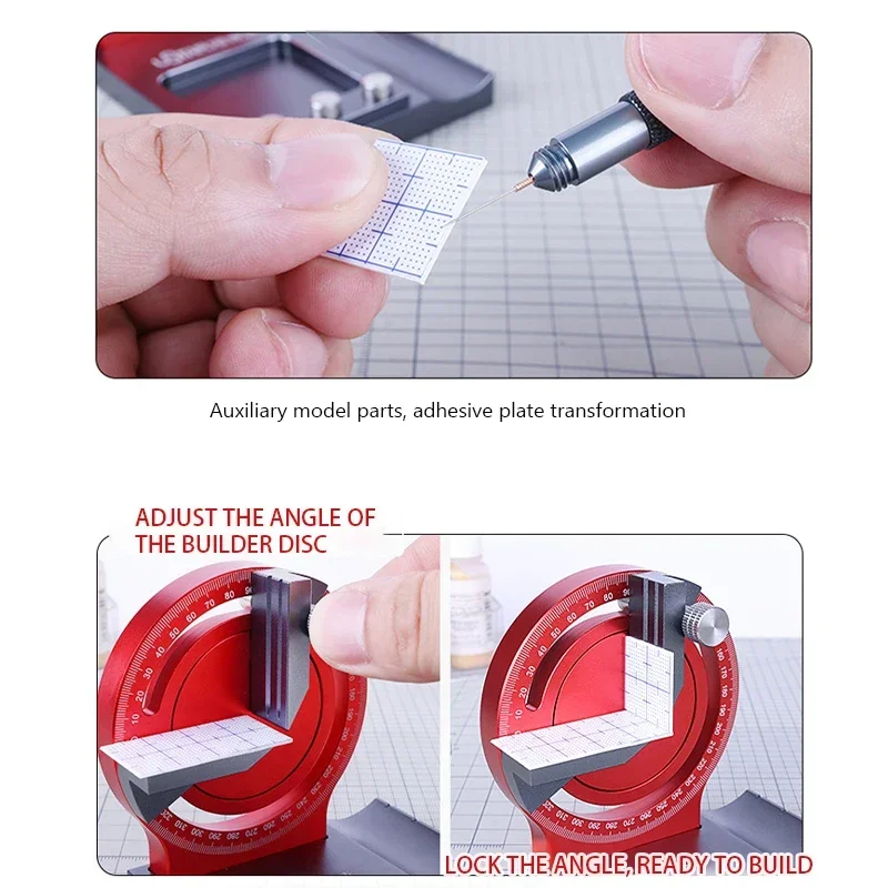 Ustar UA-94004 Angle Positioning Work Station Glue Dispensing Auxiliary Tools for Assembly Model Building Tools Hobby DIY