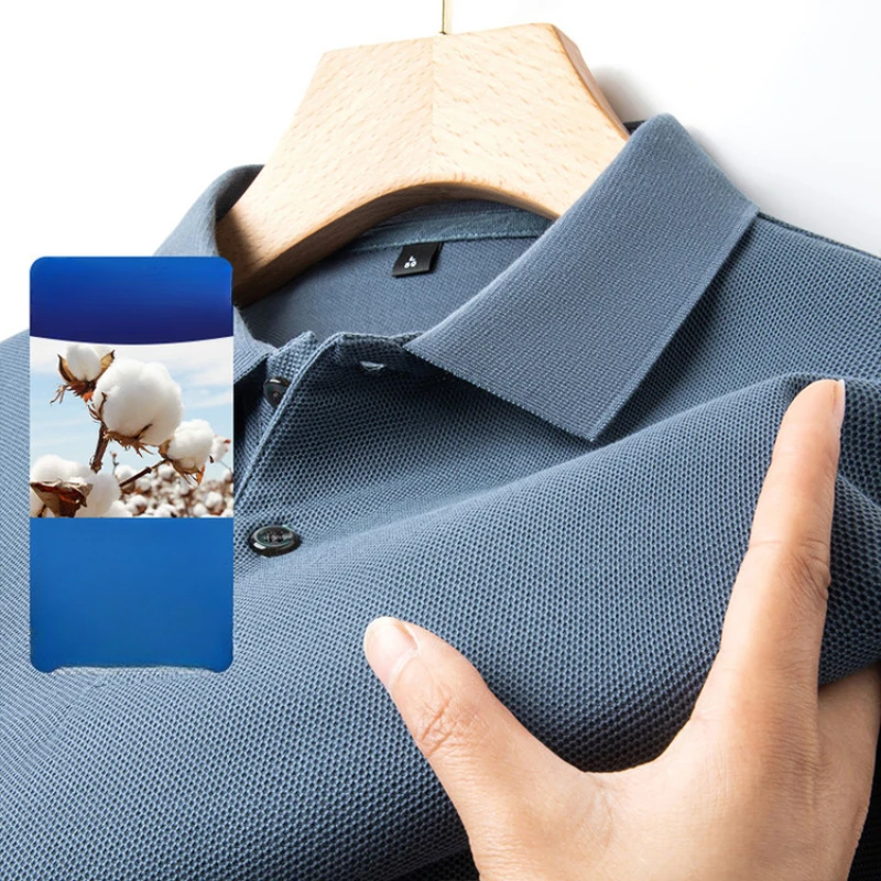 100% Cotton Summer Fashion Casual Short Sleeve Polo Shirt, Lapel Wear Solid Color Top,Tees,Men's T-shirt GolfYY167