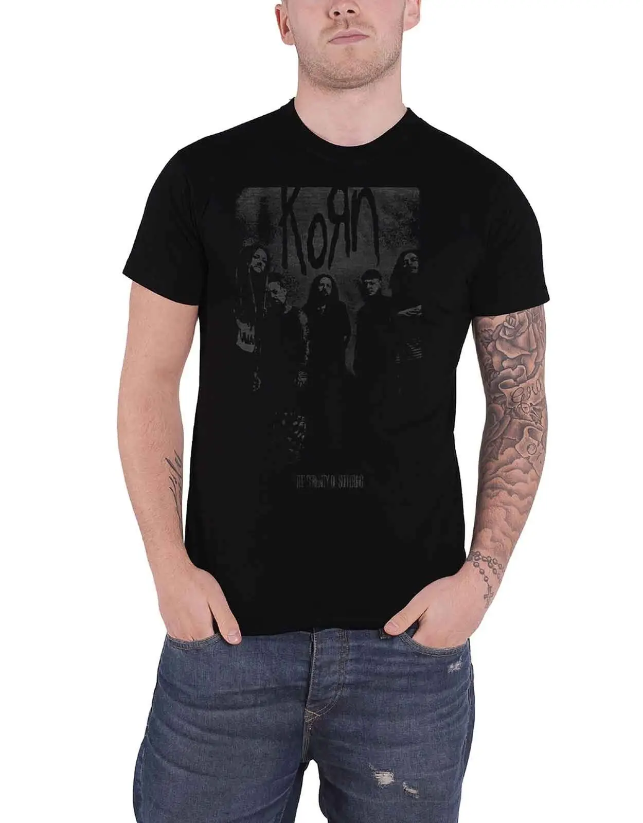 Korn Serenity Of Suffering Knock Wall T Shirt