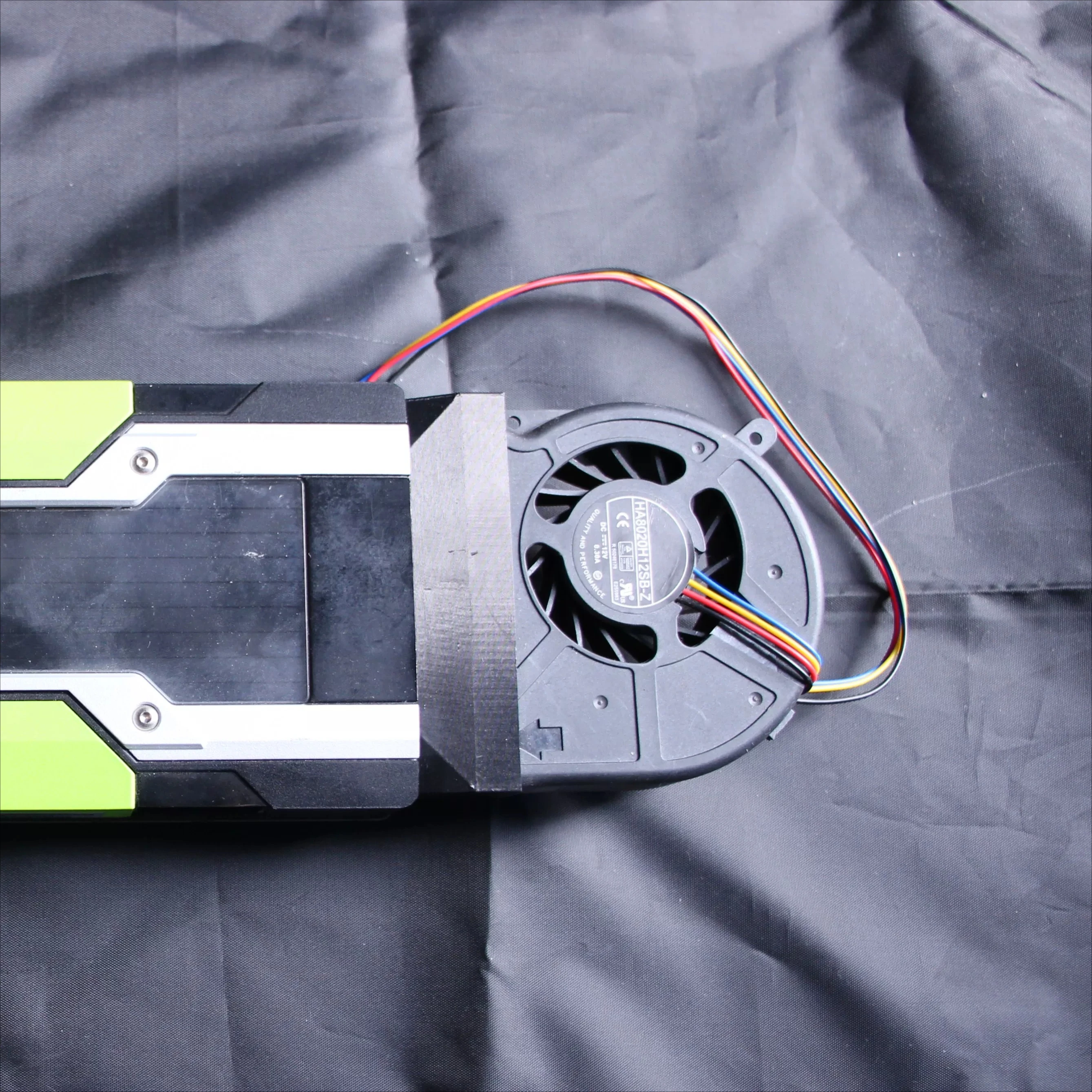 Compact Turbine Active Fan Heatsink for Nvidia Tesla P40 M40 P100 V100 Graphics Card