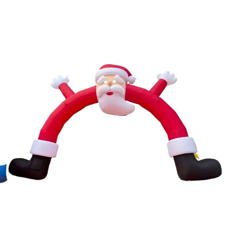 Inflatable Santa Claus Arch Decoration Air Model Outdoor Welcome Suitable for Shopping Centers and Hotels