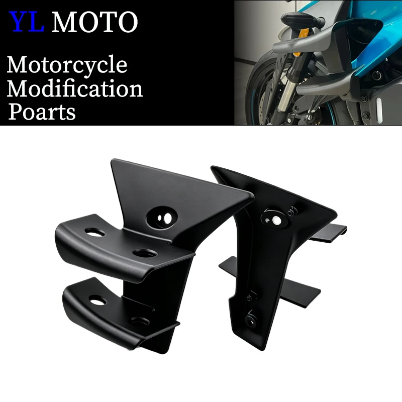 Fit For CFMOTO 675NK Side Wing Side spoiler FRONTAL SPOILERS For CFMOTO 675 NK 2024 2025 2026 Front spoiler Lower spoiler flank
