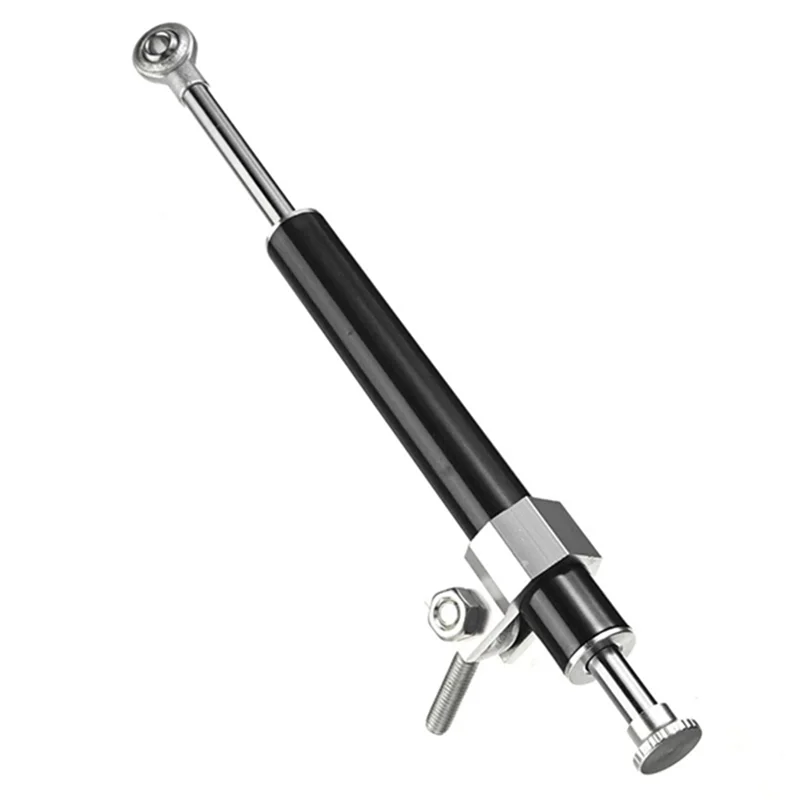 

Motorcycle Steering Damper Stabilizer 330MM Universal Aluminum 6Way Adjustable Linear Safety Control