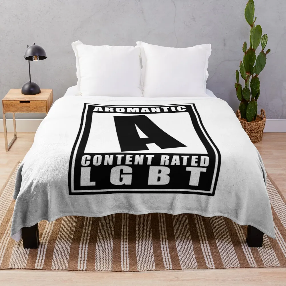 Aromantic content rated LGBT Throw Blanket Bed Fashionable Beautifuls Blankets