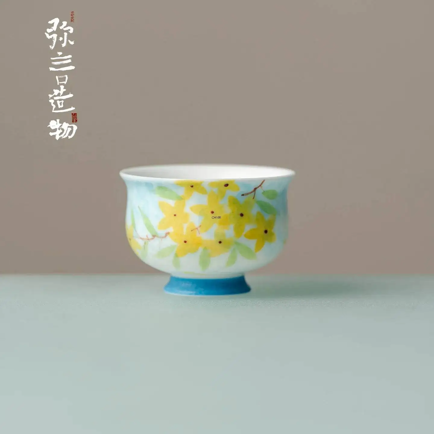 Ceramic Tea Cup Small Women Tasting Cup, Kung Fu Teacup Single Cup, Чайная чашка