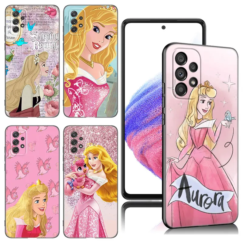 Sleeping Beauty Princess Phone Case For Samsung A13 A15 A22 A24 A32 4G A33 A34 A35 A52S A53 A54 A55 A73 5G A12 A14 A23 A51 A72