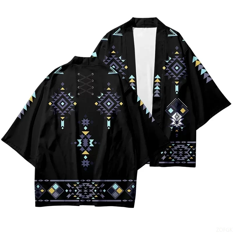 Final Fantasy XIV Wafuku Role-playing Kimono 3D Printed Cape Unisex Cardigan Yukata Sportswear Pajamas Halloween
