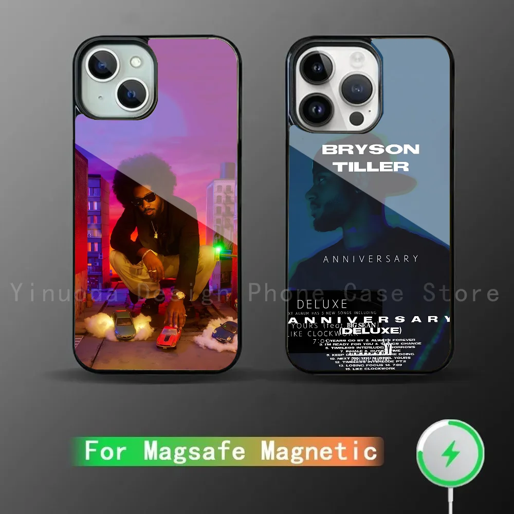 Brent Faiyaz 'Wasteland Music Phone Case Strong Magnetic For IPhone 16 15 14 13 Pro Max 11 12 Mini Alex Mirror For Magsafe Wirel