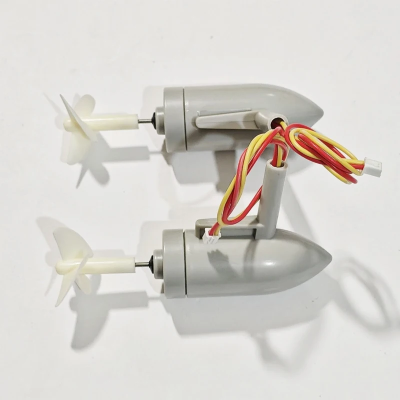 1Pair 7.4V/12V Underwater Thruster with 390 Waterproof Motor 2.54mm 2-pin Male Plug 3-Blades Propeller for RC Bait Boat/ROV