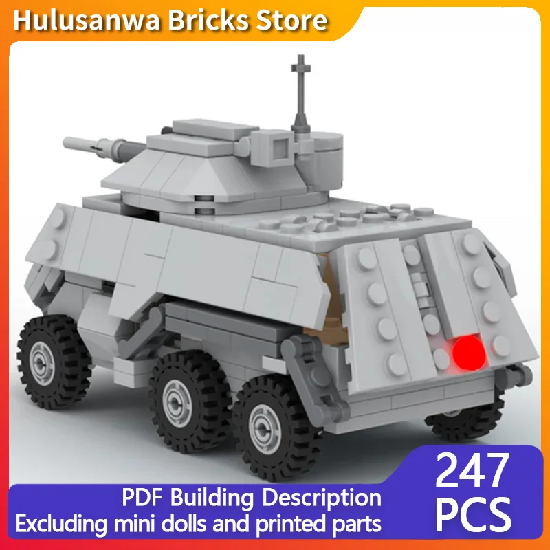 

Armored Personnel Carrier Model MOC Building Bricks War Equipment Modular Technology Assemble Children Toys Suit Gifts Holiday