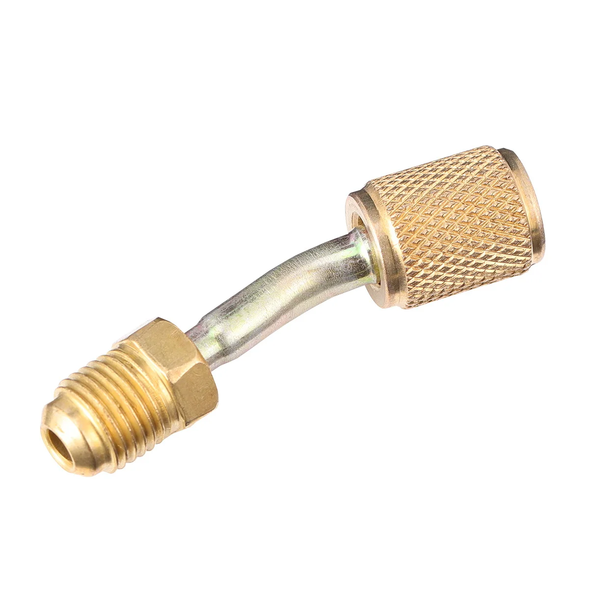

Professional R410 Air Conditioner Adapter Hose Set Easy Install Multifunctional Converting Joint Quick Connector Golden