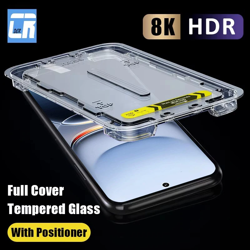 

20D One-click Installation Tempered Glass for Vivo iQOO 13 12 11 11S Screen Protector for Vivo X200 Pro mini Y58 Y38 Y28 Y18 Y03